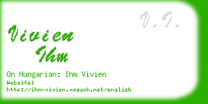 vivien ihm business card